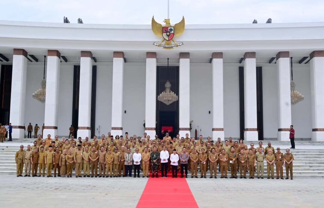 Andi Bataralifu Rakor Bersama Presiden Jokowi Di IKN