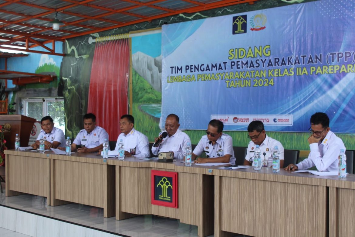 Lapas IIA Parepare Gelar Sidang TPP Tindak Lanjut Program Panca Carana Laksya Pemasyarakatan