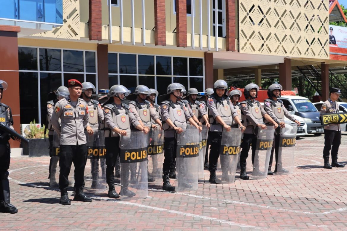 Polres Barru Siapkan Pasukan 180 Personel Untuk Pengamanan Pilkada 2024