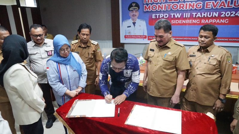 Pemkab Sidrap, BI, dan Bank Sulselbar Tegaskan Komitmen Bersama Tingkatkan Kuantitas dan Kualitas ETPD