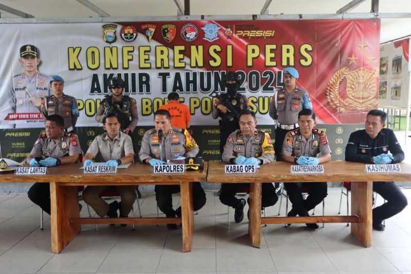 Polres Bone Paparkan Pencapaian 2024 dan Komitmen Hadapi 2025 dalam Konferensi Pers Akhir Tahun