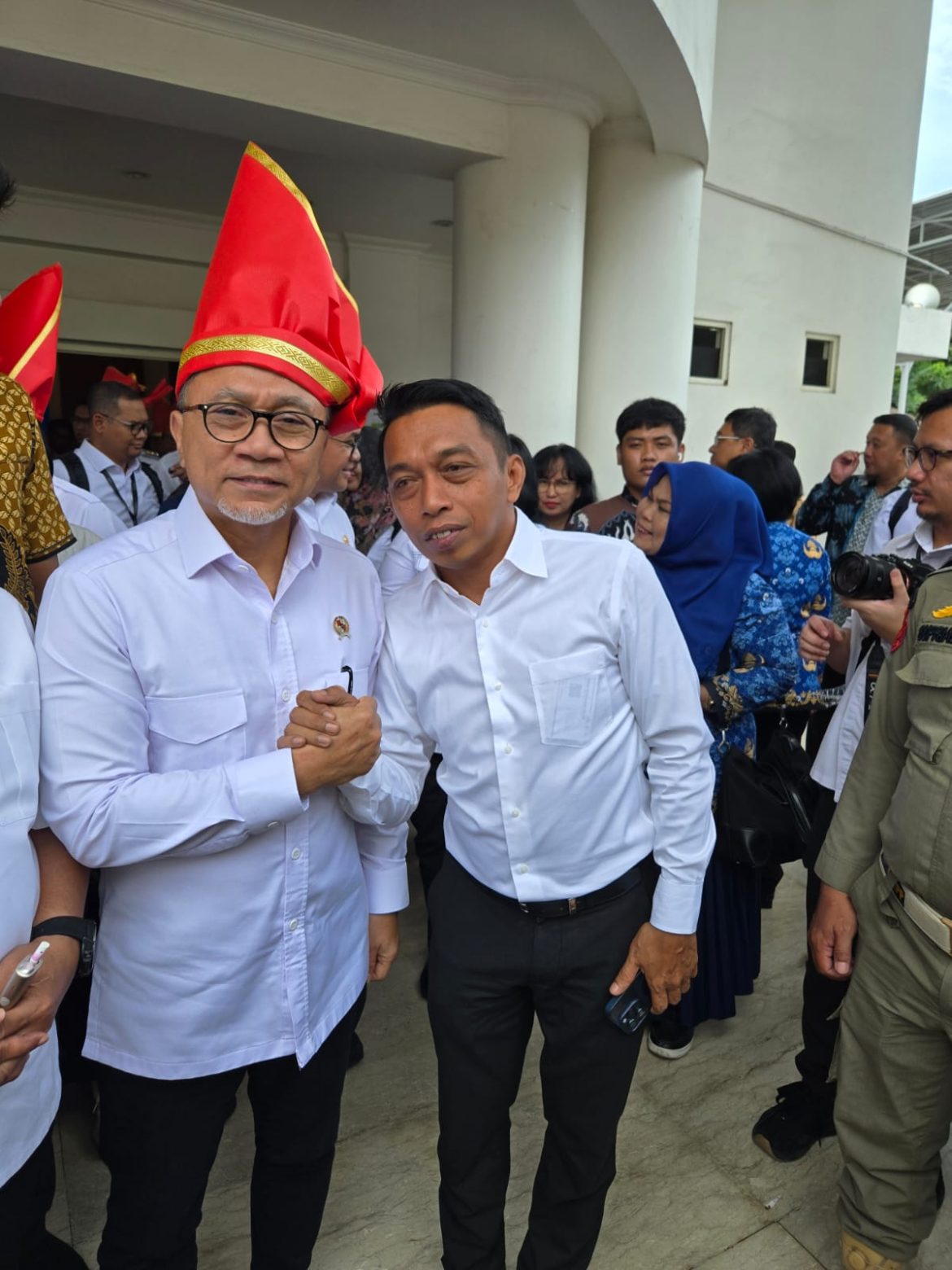 Dihadapan Para Menteri Kabinet Prabowo, H.Syaharuddin Alrif Janji Sidrap Menuju Lumbung Pangan Nasional