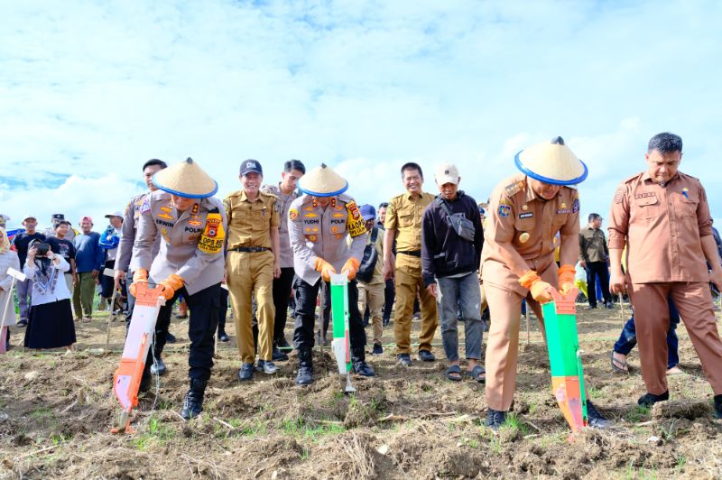 Polda Sulsel Sediakan 3.323 Hektar Lahan Produktif Dalam Mendukung Ketahanan Pangan di Provinsi Sulawesi Selatan