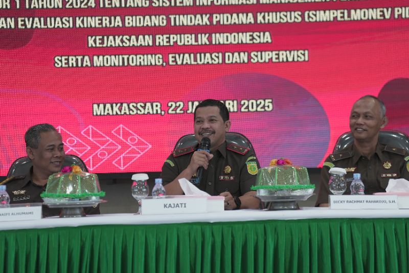 Buka Sosialsiasi dan Diseminasi Simpel Monev Pidsus, Kajati Sulsel Agus Salim Minta Jajaran Lebih Aktif Laporkan Penanganan Perkara