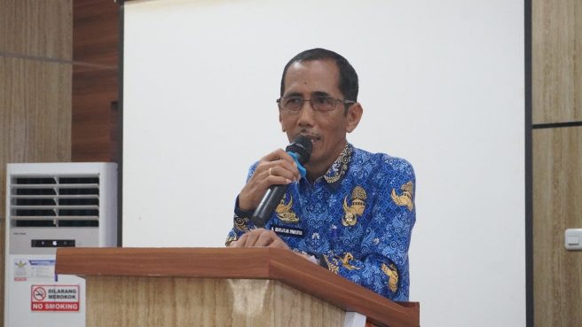 Kepala Dinas Pendidikan dan Kebudayaan Kabupaten Pinrang, Andi Matjtja Moenta, S.Sos