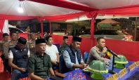 Bupati Wajo Andi Rosman dan Kapolres Wajo AKBP Muhammad Rosid Ridho saat rakor virtual pengamanan malam takbiran.