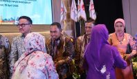 Bupati Wajo Andi Rosman melakukan silaturahmi dengan jajaran pengurus KEMAWA dalam acara Halal Bihalal di Makassar.