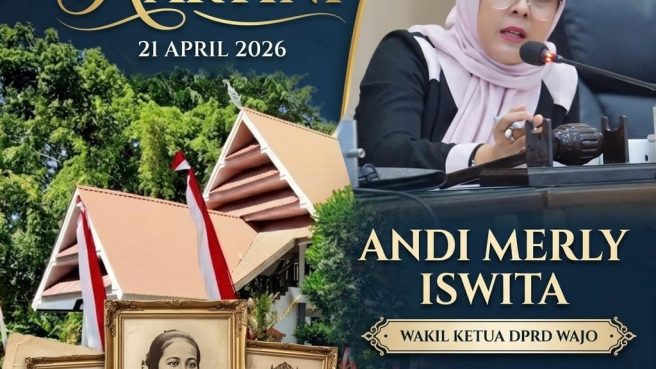 Wakil Ketua I DPRD Wajo Andi Merly Iswita memberikan pesan dalam momentum Hari Kartini mengenai tantangan perempuan di era digital.