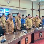 Wakil Bupati Wajo dr Baso Rahmanuddin berdiri tegak dalam pembukaan Musrenbang Tematik Penanggulangan Kemiskinan Sulsel di Makassar.