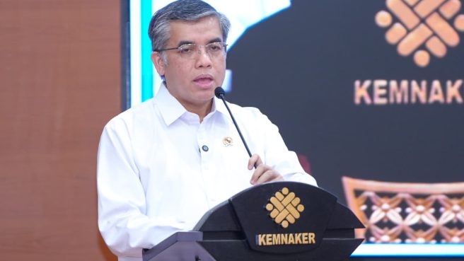 Menteri Ketenagakerjaan Yassierli mengumumkan penerbitan Permenaker Nomor 7 Tahun 2026 tentang pembatasan jenis pekerjaan alih daya.