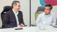 Menteri Ketenagakerjaan Yassierli berdiskusi strategis dengan pimpinan Indosat dan Wadhwani Foundation terkait penguatan ekosistem digital.